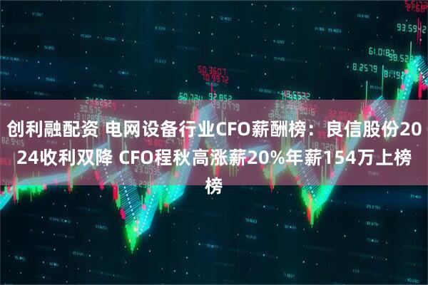 创利融配资 电网设备行业CFO薪酬榜：良信股份2024收利双降 CFO程秋高涨薪20%年薪154万上榜